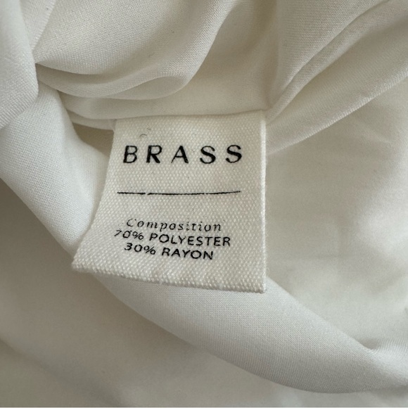 Brass The A-line Dress in White Size M - Picture 12 of 13